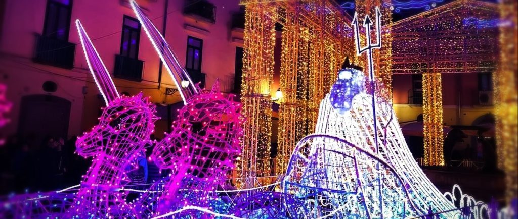 Luci Di Natale Salerno.Luci D Artista Salerno 2019 Hotel Maiuri Albergo 4 Stelle A Pompei